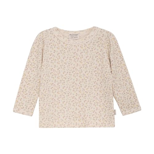 MINYMO Langarmshirt AOP Rib pink Champagne 92 von MINYMO
