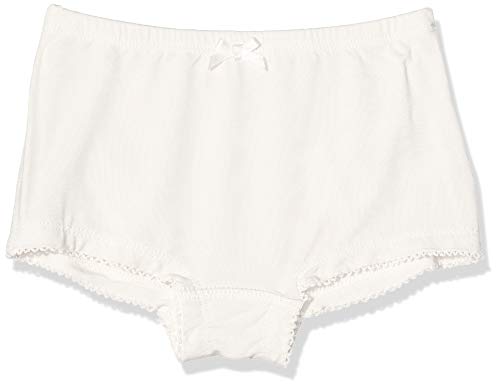 MINYMO Mädchen 2er Pack Hipsters Unterhose, Weiß (Weiss 100), (Herstellergröße: 98) von MINYMO
