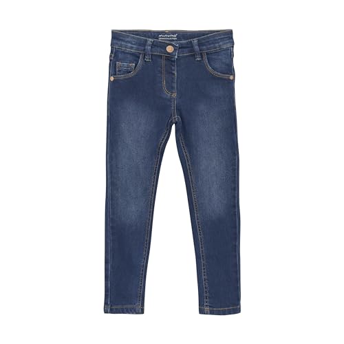MINYMO Mädchen Power Stretch Slim fit Jeans, Denim, 104 von MINYMO