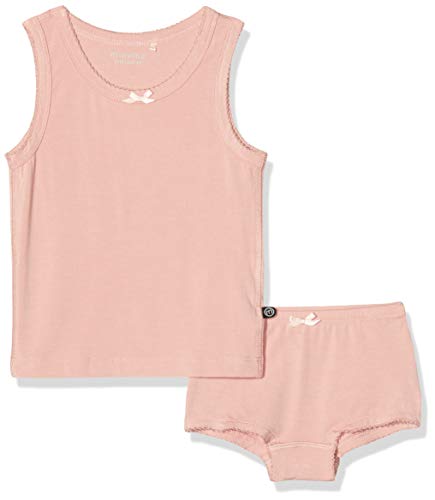 MINYMO Mädchen angenehme Unterwäsche-Set, Rosa (Misty Rose 524), (Herstellergröße:128) von MINYMO