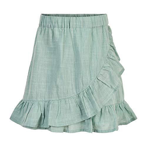 MINYMO Skirt Blue surf - Rock mit Rüschen und elastischen Bund Mädchen (122) von MINYMO