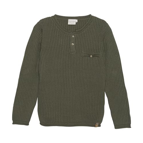 MINYMO Strickpullover Olive Night 110 von MINYMO