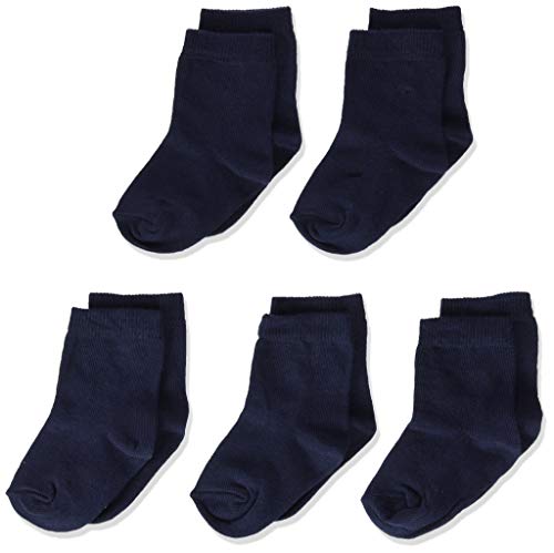 MINYMO Unisex Baby 5er Pack Ankel Socken, Blau (Dark Navy 778), 15-18 (Herstellergröße: 15 8) von MINYMO
