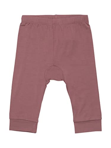 MINYMO Unisex Baby Bamboo Leggings, Rose Brown, 56 von MINYMO