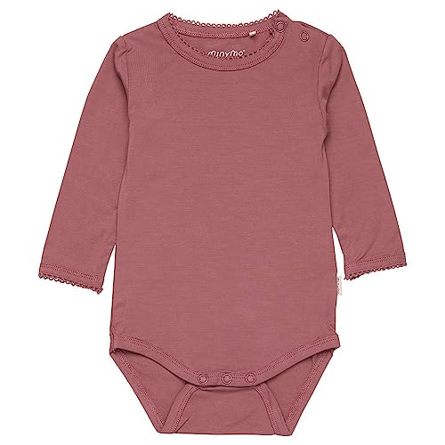 MINYMO Unisex Baby Body LS Formender Body, 80 von MINYMO