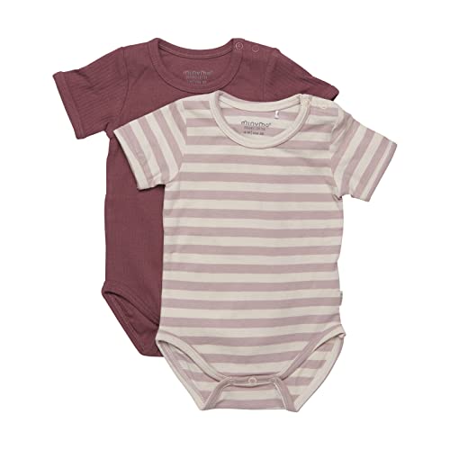 MINYMO Unisex Baby Body SS Kleinkind T-Shirt-Satz, Violet Ice, 68 von MINYMO