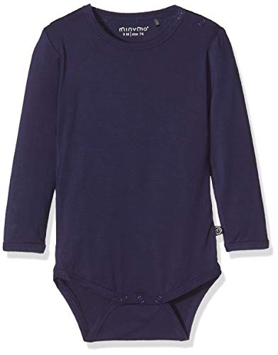 MINYMO Unisex Baby Langen Ärmeln Formender Body, Blau (Dark Navy 778), (Herstellergröße: 56) von MINYMO