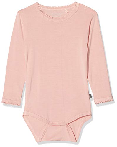 MINYMO Unisex Baby Langen Ärmeln Formender Body, Rosa (Misty Rose 524), (Herstellergröße: 80) von MINYMO