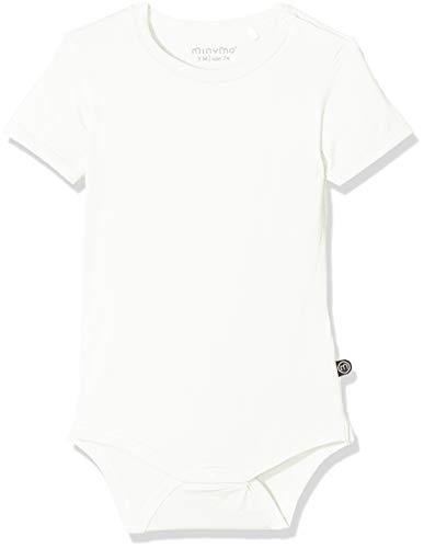 MINYMO Unisex Baby kurzen Ärmeln Formender Body, Weiß (Weiss 100), (Herstellergröße:68) von MINYMO