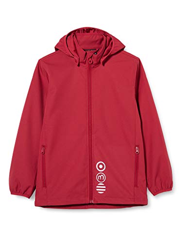 MINYMO Unisex-Child Softshell Shell Jacket, Deep Claret, 116 von MINYMO