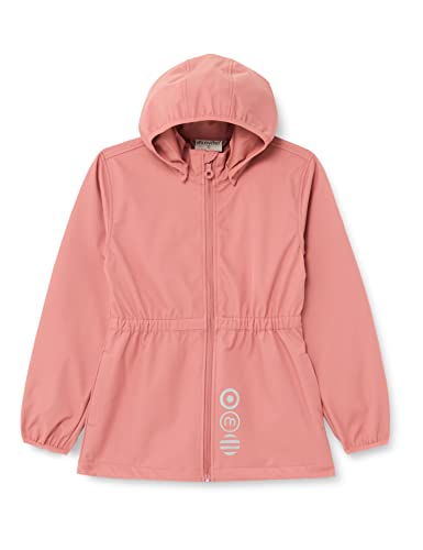 MINYMO Unisex Kids Softshell Solid Girl Shell Jacket, Old Rose, 152 von MINYMO