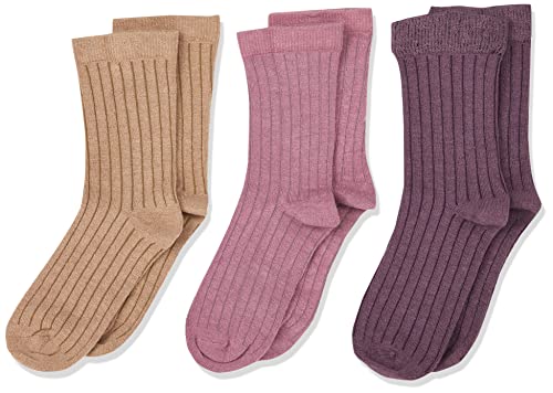 MINYMO Unisex Kinder Wool - Rib 3-pack Wolle Socken, Orchid Haze, 27-30 EU MINYMO Unisex Kinder Wool - Rib 3-pack Wolle Socken, Orchid Haze, 27-30 EU von MINYMO