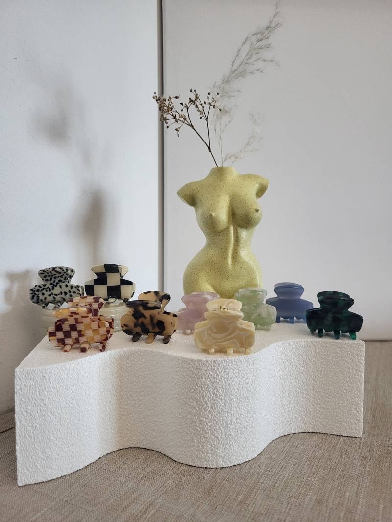 Mini Haarklammer Eckig 3, 5 cm | Französisch Haarclip Rechteckig Haarspange Haarkralle Hair Clip Claw Accessoire Marmor Look Mini Haarklammer Eckig 3, 5 cm | Französisch Haarclip Rechteckig Haarspange Haarkralle Hair Clip Claw Accessoire Marmor Look von MINYOUofficial