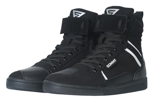 MIOBER Motorradstiefel Straßenreitschuhe Anti-Rutsch Outdoor Trekking Wandern Arbeitsschuhe für Herren Reitschuhe Anti-Rutsch Outdoorschuhe, Schwarz, 40 EU MIOBER Motorradstiefel Straßenreitschuhe Anti-Rutsch Outdoor Trekking Wandern Arbeitsschuhe für Herren Reitschuhe Anti-Rutsch Outdoorschuhe, Schwarz, 40 EU von MIOBER