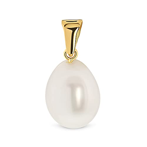 MIORE – Perlen-Anhänger aus 18 Karat Gelbgold (750) – filigraner Ketten Anhänger Gold mit weißer Süßwasserperle – in hochwertiger Schmuckschachtel zum Verschenken (9,4mm x 8,1mm) MIORE – Perlen-Anhänger aus 18 Karat Gelbgold (750) – filigraner Ketten Anhänger Gold mit weißer Süßwasserperle – in hochwertiger Schmuckschachtel zum Verschenken (9,4mm x 8,1mm) von MIORE