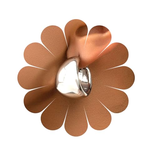 Versilbert Chunky Hoop Ohrringe Silber Huggie Hoop Dangle Ohrringe Lightweight Thick Waterdrop Ohrringe C Form Ohrringe Cute Ohrringe Schmuck für Frauen und Mädchen Versilbert Chunky Hoop Ohrringe Silber Huggie Hoop Dangle Ohrringe Lightweight Thick Waterdrop Ohrringe C Form Ohrringe Cute Ohrringe Schmuck für Frauen und Mädchen von MIQIQAO