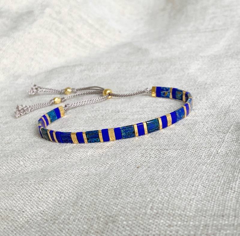 Tila Armband, Seide Längenverstellbare Armband, Boho Chic Schmuck von MIRMARE