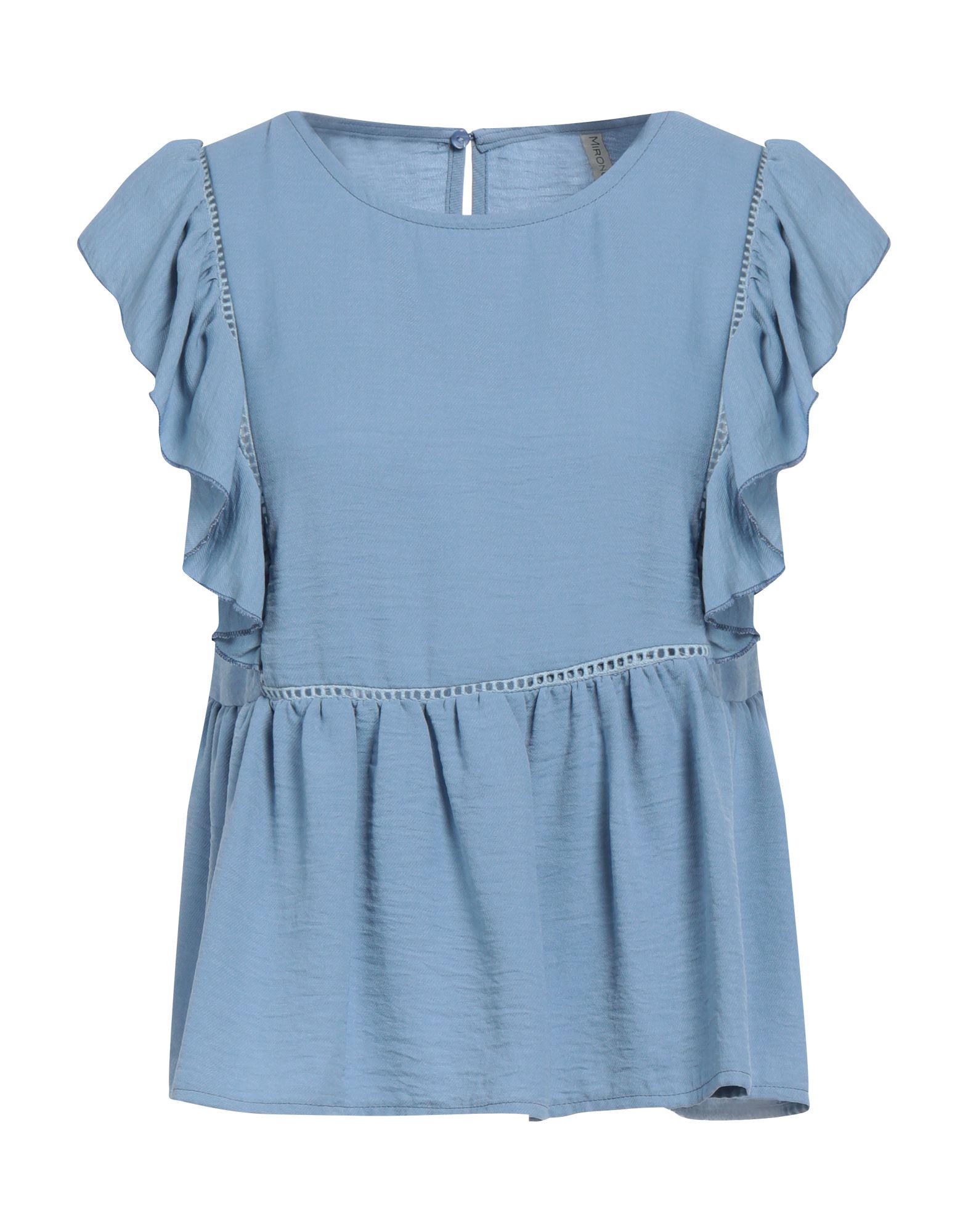 MIRONCÈ Top Damen Himmelblau von MIRONCÈ