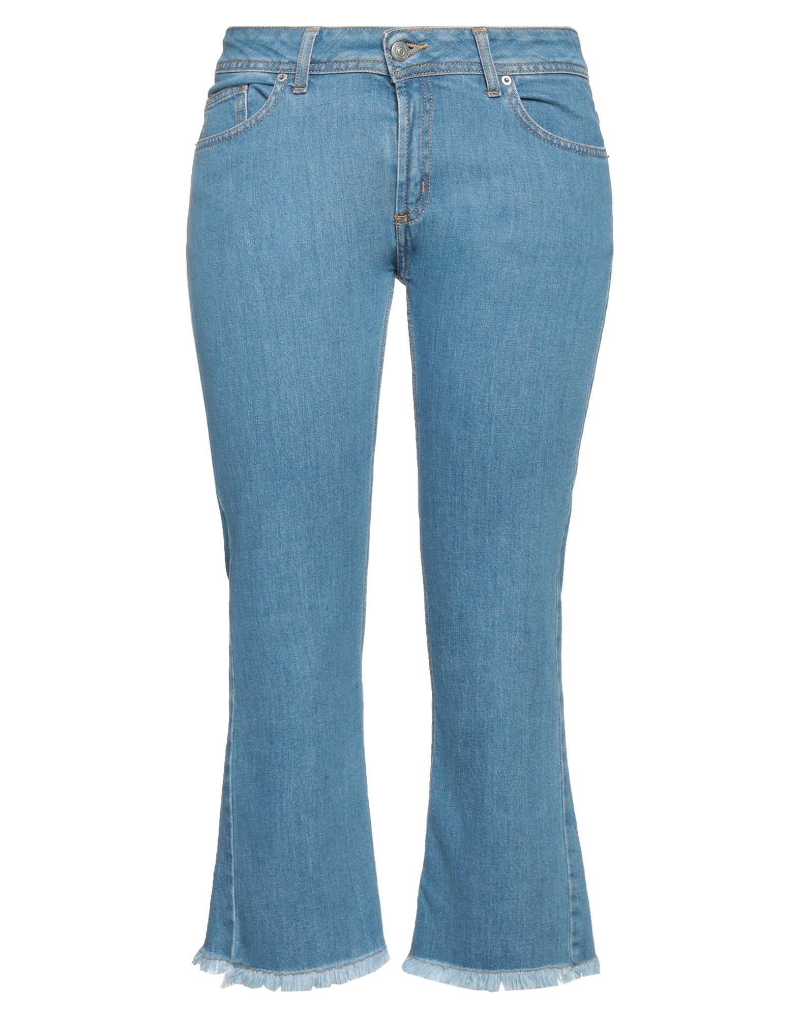 MIRONCÈ Cropped Jeans Damen Blau von MIRONCÈ