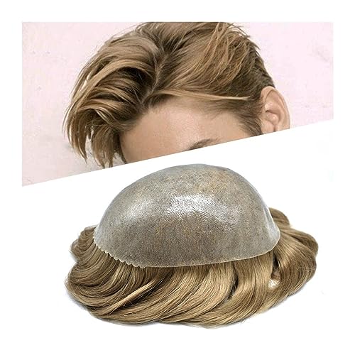 Perücke Herren Indisches Remy Remy 6 "Männer Posticci Frence Lace PU Base Toupee Herren Wave Prosthesis Units Toupee Herren Perücken Uo Perücken von MIROOOO