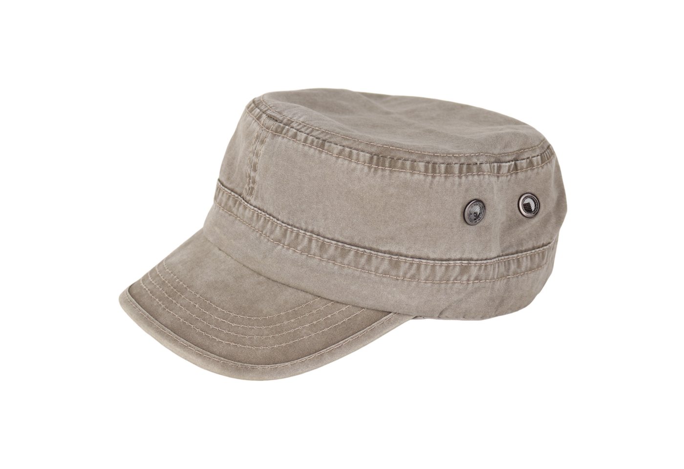 MIRROSI Army Cap Military Cap aus reinem Baumwolle mit Shirm used Look (Kappe, Outdor Cap, Feldmütze) Used Look, Atmungsaktiv, Einheitsgröße, Unisex, Damen Herren von MIRROSI