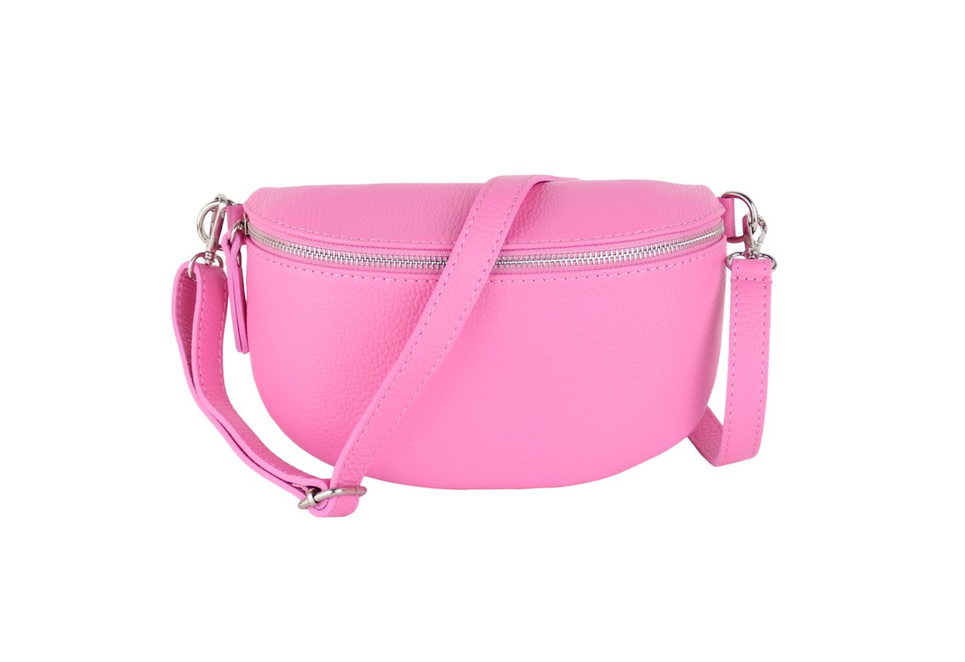 MIRROSI Bauchtasche Damen, Echtleder, Leder, Made in Italy, Umhängetasche, Brusttasche, (Schultertasche für jeden Anlass (1 Tasche & 1 Gurt), 3 Größen auswählbar), Crossbody Bag, Damen Taschen verstellbaren Schulterriemen von MIRROSI