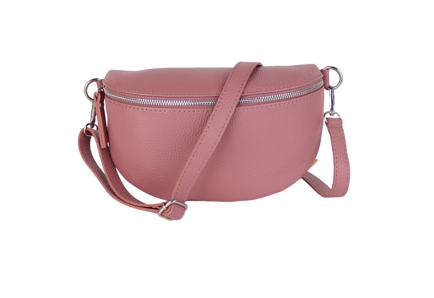 MIRROSI Bauchtasche Damen, Echtleder, Leder, Made in Italy, Umhängetasche, Brusttasche, (Schultertasche für jeden Anlass (1 Tasche & 1 Gurt), 3 Größen auswählbar), Crossbody Bag, Damen Taschen verstellbaren Schulterriemen von MIRROSI