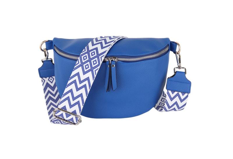 MIRROSI Bauchtasche Damen Taschen, Umhängetasche, Brusttasche, 26x18x9cm Veganes Leder (Schultertasche für jeden Anlass), Crossbody Bag, Bohemian gemusterten& verstellbaren Schulterriemen von MIRROSI