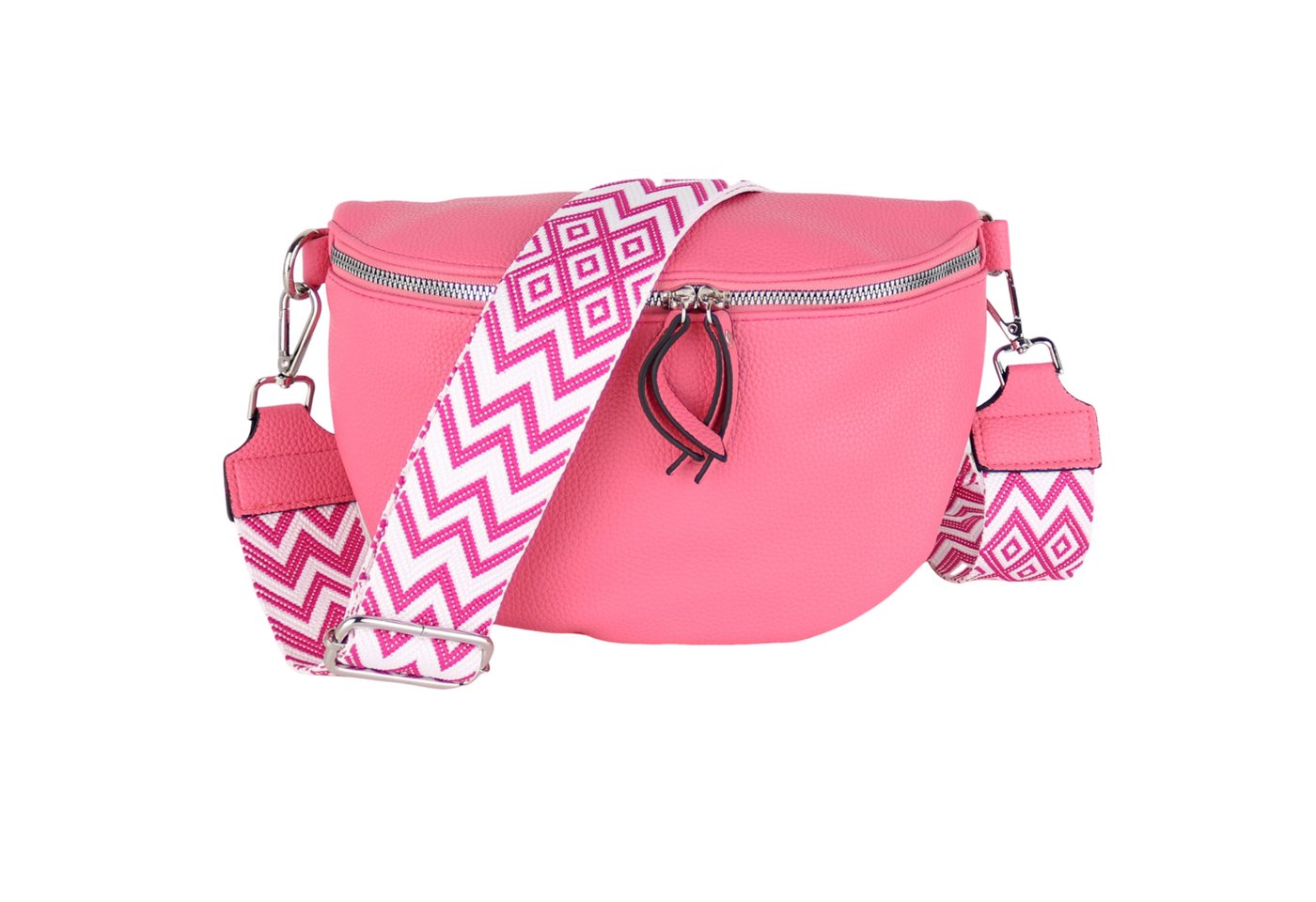 MIRROSI Bauchtasche Damen Taschen, Umhängetasche, Brusttasche, 26x18x9cm Veganes Leder (Schultertasche für jeden Anlass), Crossbody Bag, Bohemian gemusterten& verstellbaren Schulterriemen von MIRROSI