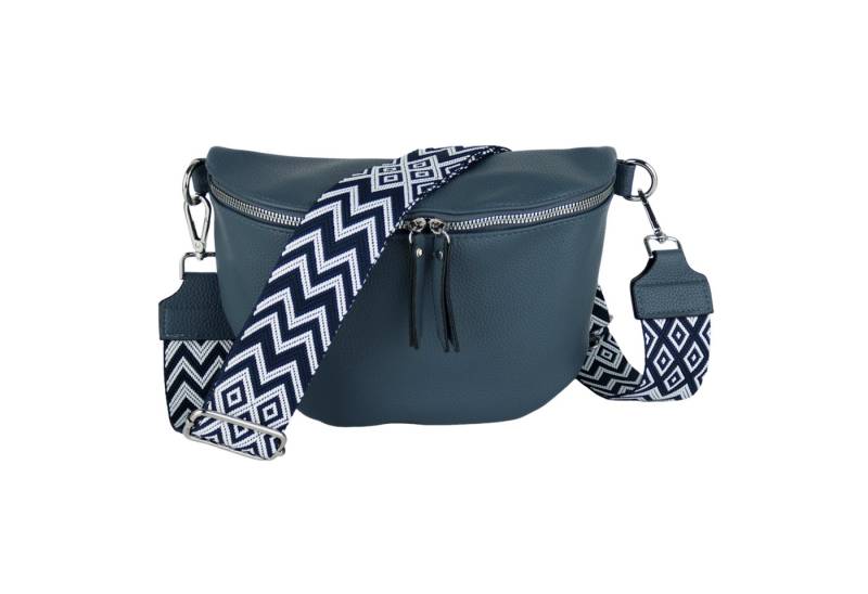MIRROSI Bauchtasche Damen Taschen, Umhängetasche, Brusttasche, 33x20x10cm oder 24x14x7cm (Schultertasche aus Veganleder für jeden Anlass), Crossbody Bag, Bohemian gemusterten & verstellbaren Schulterriemen von MIRROSI