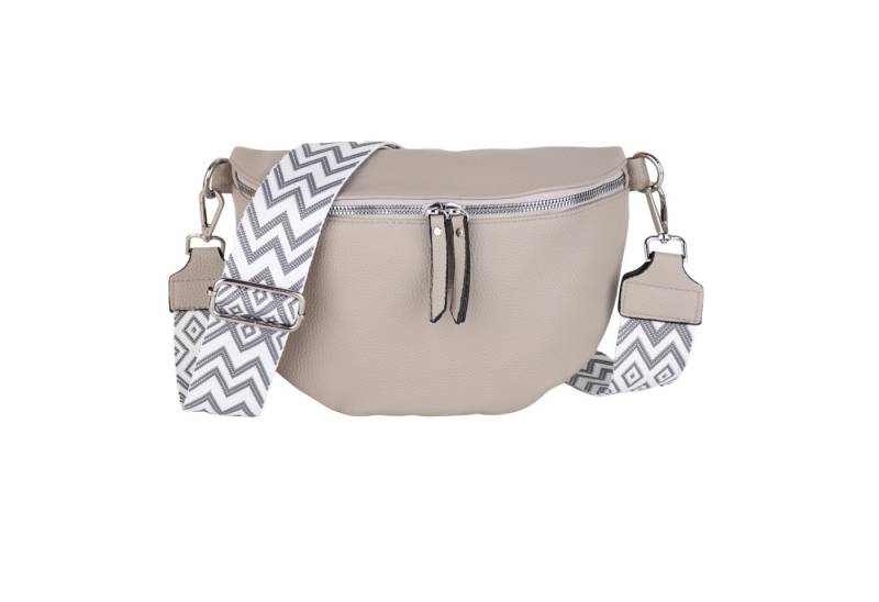 MIRROSI Bauchtasche Damen Taschen, Umhängetasche, Brusttasche, 33x20x10cm oder 24x14x7cm (Schultertasche aus Veganleder für jeden Anlass), Crossbody Bag, Bohemian gemusterten & verstellbaren Schulterriemen von MIRROSI