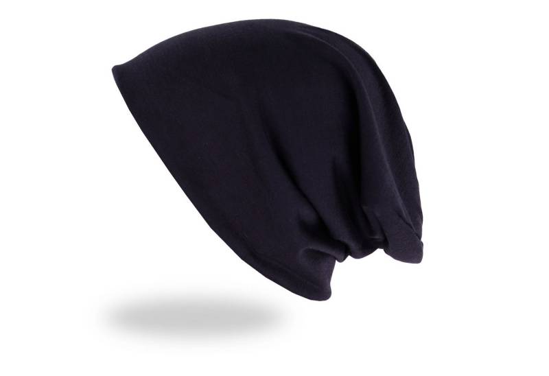 MIRROSI Beanie Unisex Beanie Slouch Mütze Uni, mit Glitzer, Wasched Look (Für Damen und Herren) Onesize, leicht und bequem von MIRROSI