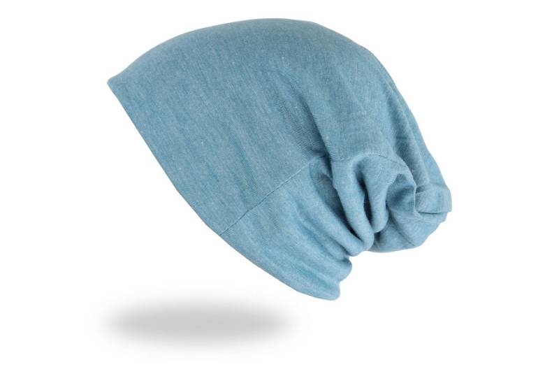 MIRROSI Beanie Unisex Beanie Slouch Mütze Uni, mit Glitzer, Wasched Look (Für Damen und Herren) Onesize, leicht und bequem von MIRROSI