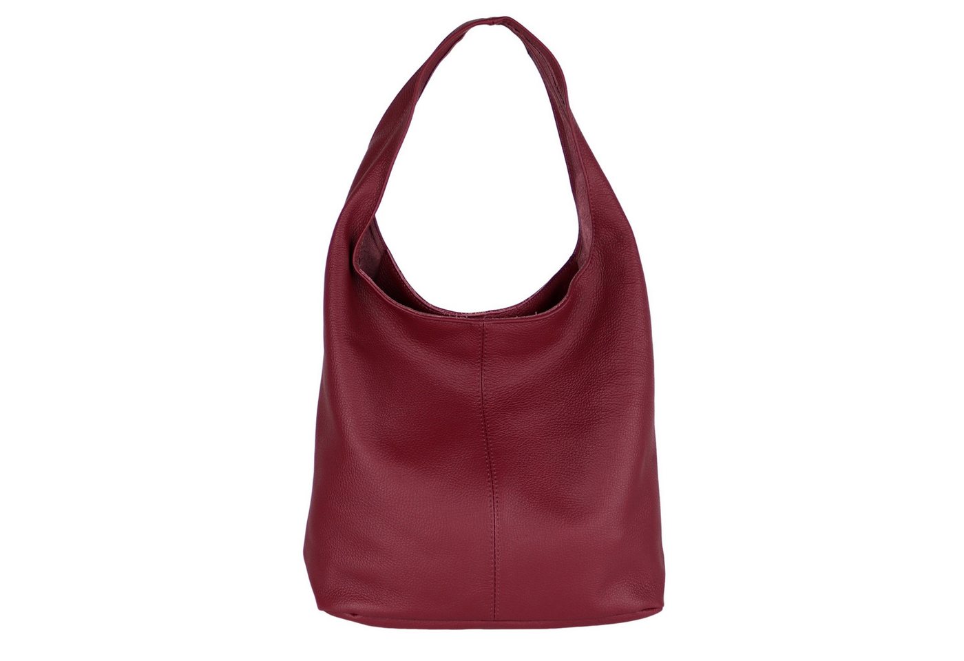 MIRROSI Beuteltasche aus Echtleder, Made in Italy, Shopper Tasche, Tragetasche (33x32x16cm) mit viel Stauraum von MIRROSI
