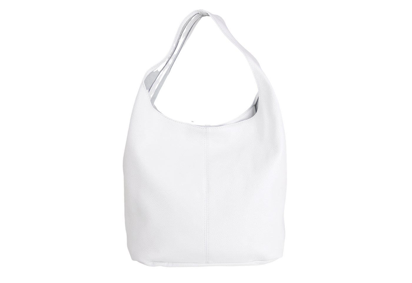 MIRROSI Beuteltasche aus Echtleder, Made in Italy, Shopper Tasche, Tragetasche (33x32x16cm) mit viel Stauraum von MIRROSI
