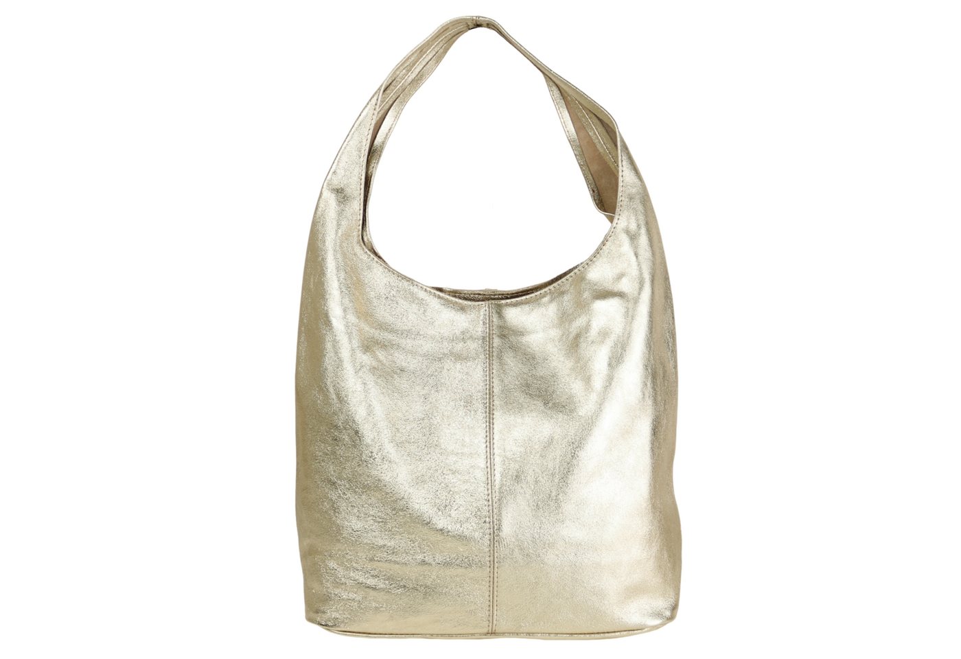 MIRROSI Beuteltasche aus Echtleder, Made in Italy, Shopper Tasche von MIRROSI