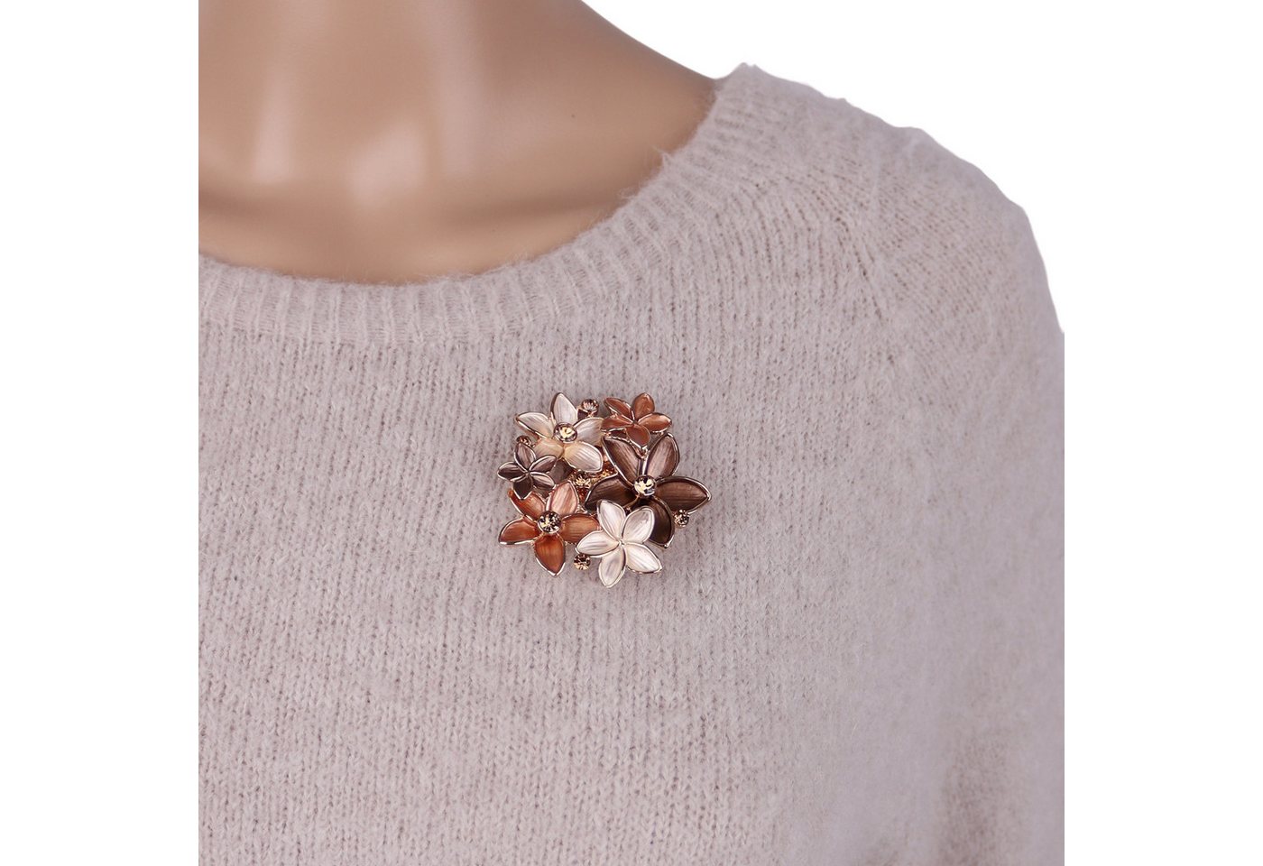 MIRROSI Brosche Magnetbrosche für Damen, Starker Magnetverschluss von MIRROSI