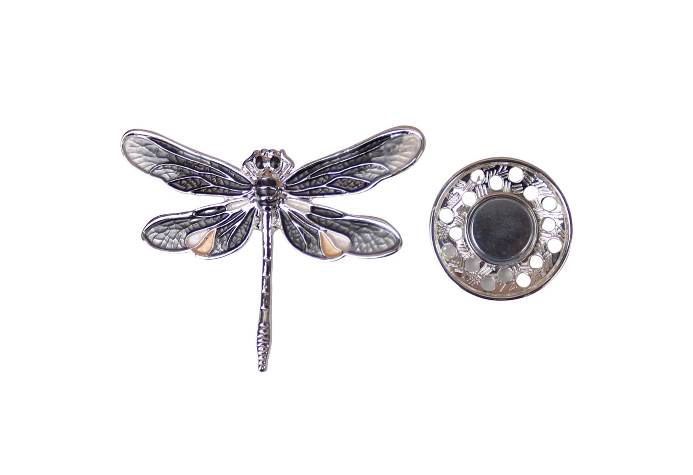 MIRROSI Brosche Magnetbrosche für Damen, Starker Magnetverschluss MIRROSI Brosche Magnetbrosche für Damen, Starker Magnetverschluss von MIRROSI