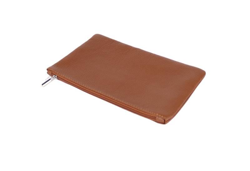 MIRROSI Dokumententasche aus hochwertigem Echtleder, Made in Italy 24,5x15,5cm (Banktasche Schlank Dünn), Brieftasche Vielfältige Farbauswahl von MIRROSI