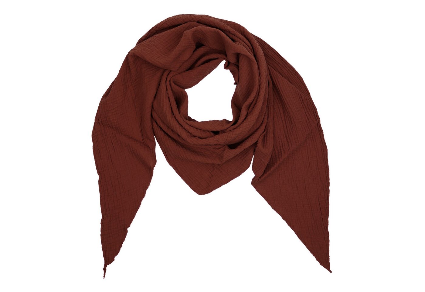 MIRROSI Dreieckstuch Aus Musellin Dreiecksschal ca.190x80 cm, Made in Italy, (Leicht ideal für das ganze Jahr, 100% Baumwolle), in tollen Farben Unifarben) von MIRROSI