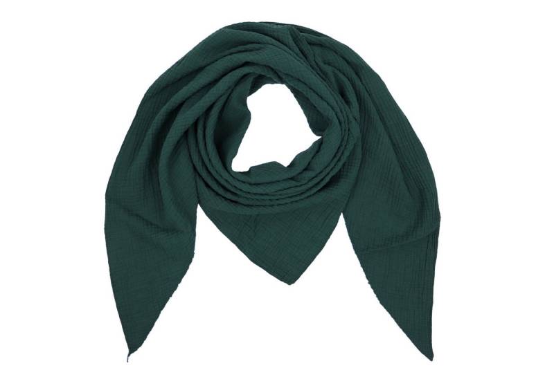 MIRROSI Dreieckstuch Aus Musellin Dreiecksschal ca.190x80 cm, Made in Italy, (Leicht ideal für das ganze Jahr, 100% Baumwolle), in tollen Farben Unifarben) von MIRROSI