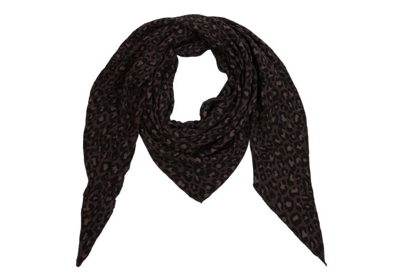 MIRROSI Dreieckstuch Aus Musellin Dreiecksschal ca.200x80 cm, Made in Italy, (Leicht ideal für das ganze Jahr, 100% Baumwolle), in tollen Farben (Leo Muster oder Unifarben) von MIRROSI