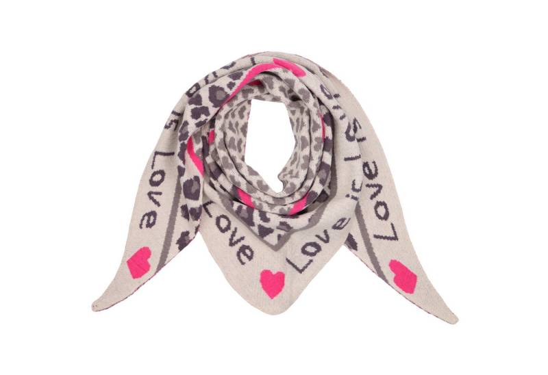 MIRROSI Dreieckstuch Damen warmer Dreiecksschal ca.180x80 cm, (Leo Muster, Neue Kollektion Herbst/Winter 2025), Trendiges LEO-Design, wärmend & weich von MIRROSI