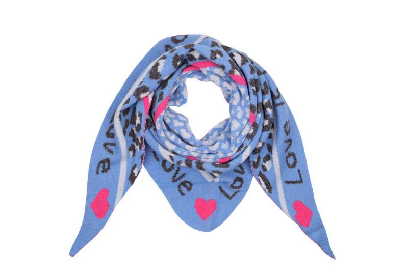 MIRROSI Dreieckstuch Damen warmer Dreiecksschal ca.180x80 cm, (Leo Muster, Neue Kollektion Herbst/Winter 2025), Trendiges LEO-Design, wärmend & weich von MIRROSI