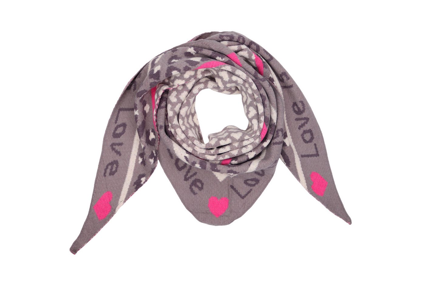 MIRROSI Dreieckstuch Damen warmer Dreiecksschal ca.180x80 cm, (Leo Muster, Neue Kollektion Herbst/Winter 2025), Trendiges LEO-Design, wärmend & weich von MIRROSI