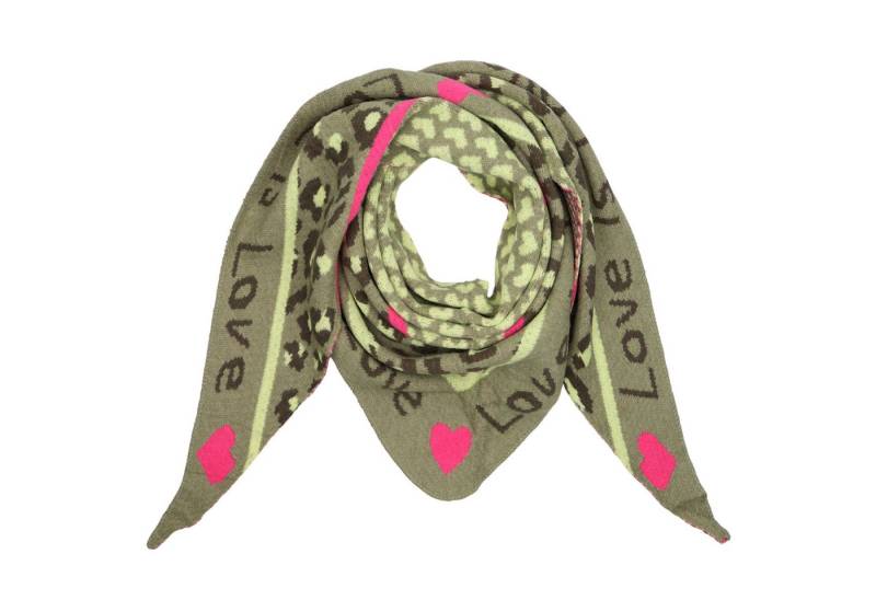 MIRROSI Dreieckstuch Damen warmer Dreiecksschal ca.180x80 cm, (Leo Muster, Neue Kollektion Herbst/Winter 2025), Trendiges LEO-Design, wärmend & weich von MIRROSI