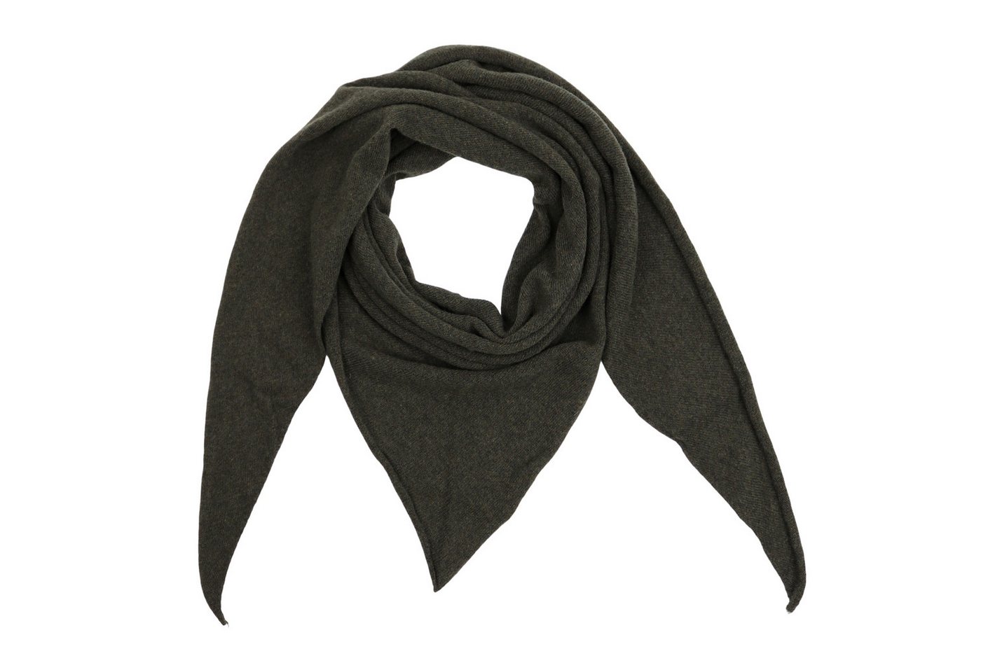 MIRROSI Dreieckstuch Strick Dreiecksschal aus Laine Wolle, 160x65cm, Schlicht und edel in Unifarbe – warm, soft & vielseitig kombinierbar von MIRROSI