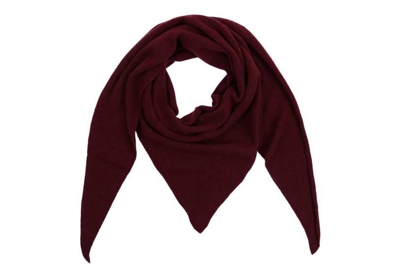 MIRROSI Dreieckstuch Strick Dreiecksschal aus Laine Wolle, 160x65cm, Schlicht und edel in Unifarbe – warm, soft & vielseitig kombinierbar von MIRROSI