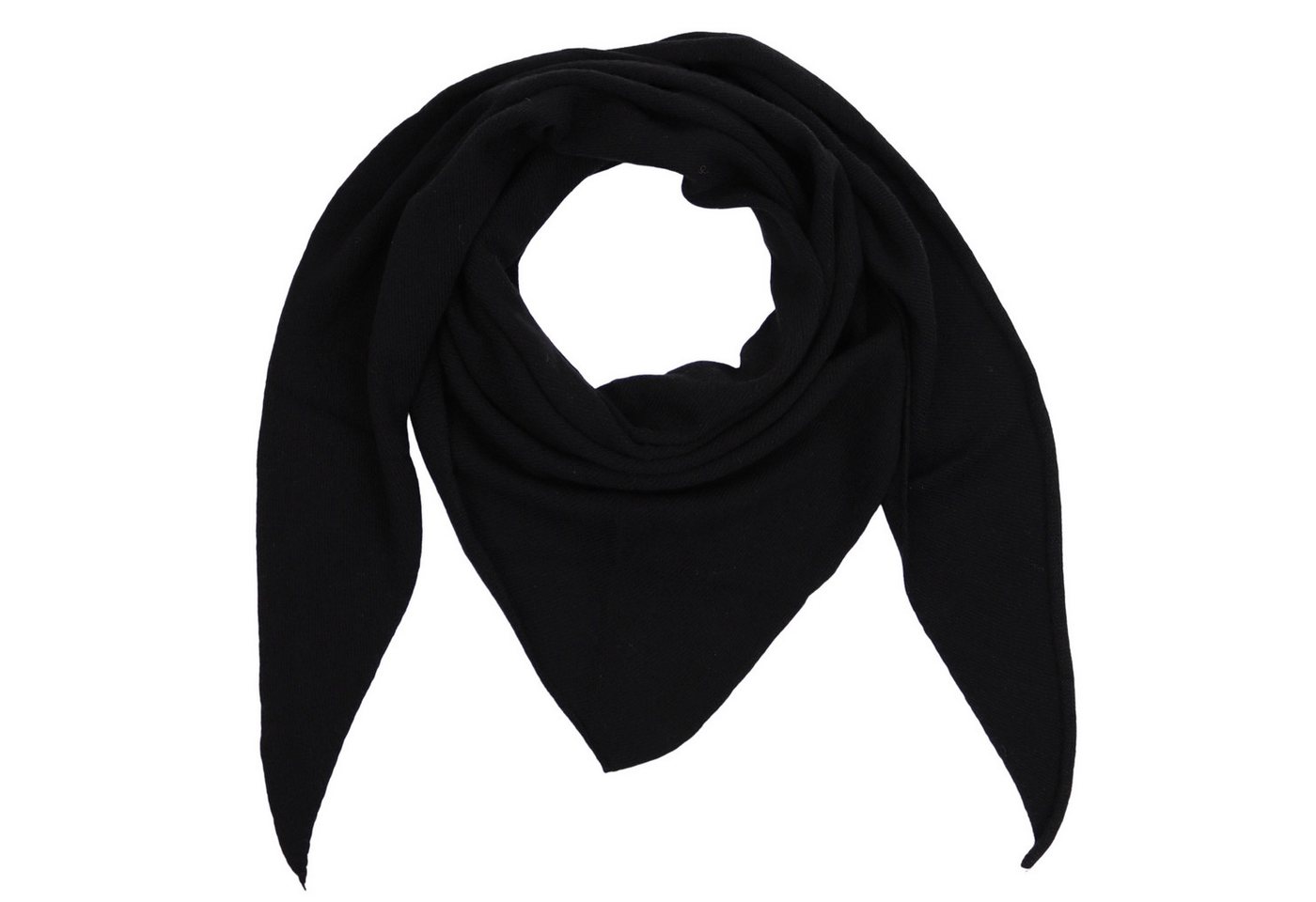 MIRROSI Dreieckstuch Strick Dreiecksschal aus Laine Wolle, 160x65cm, Schlicht und edel in Unifarbe – warm, soft & vielseitig kombinierbar von MIRROSI