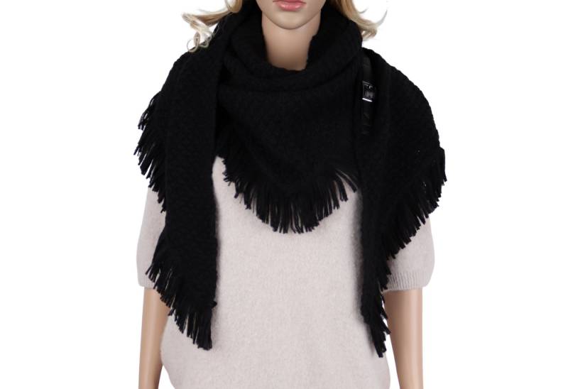 MIRROSI Dreieckstuch Strickschal warmer Dreiecksschal ca.200x80 cm, in tollen Farben von MIRROSI